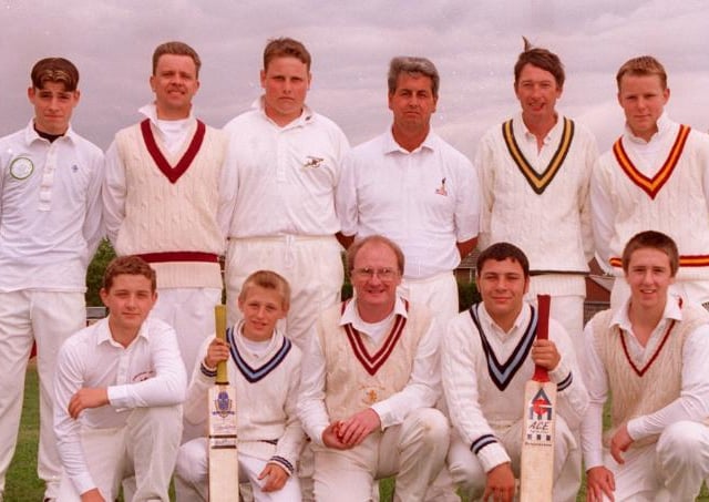 The Doncaster Town Cricket Team in 1997.