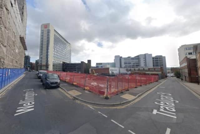 The current site. A developer has cut down the size of what was to be the tallest building in Yorkshire by 12 storeys over viability issues relating to the cost of living crisis.