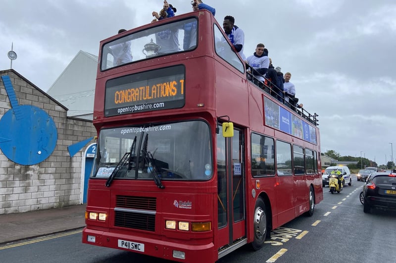 Did you spot the bus on its tour of town?