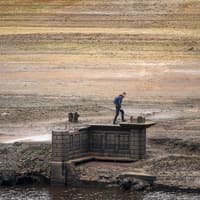 Ladybower's lost village appears as drought continues at popular reservoir