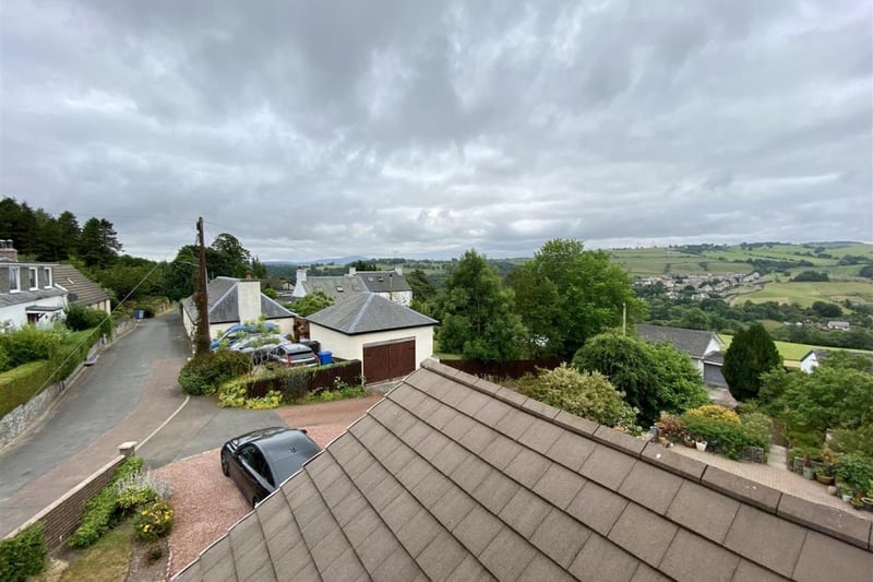 Rooftop view clearly shows the home's enviable position and views over the surrounding countryside.