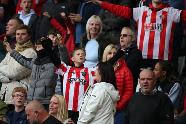 Sheffield United fans have continued to come out in their numbers to watch the Blades in the Championship. Alistair Langham / Sportimage