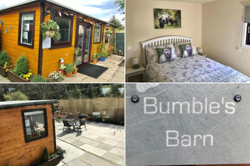 Bumble’s Barn is located in Limerigg and boasts a garden, hot tub and barbecue facilities. Walk around the nearby Black Loch and meet the owners' Irish Wolfhounds and rescue parrots. It sleepps up to two people and is available from £560 per week from www.booking.com.