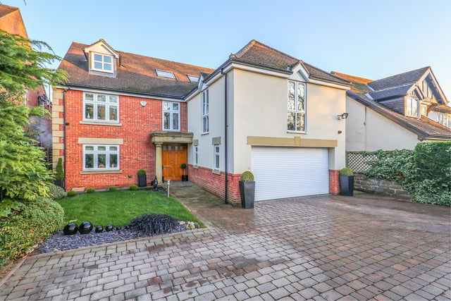 This five-bedroom detached house has an asking price of £1.25 million. The sale is being handled by Redbrik. (https://www.zoopla.co.uk/for-sale/details/54034264)