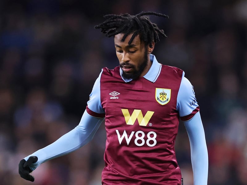 Tresor represents yet another Clarets star on the top 25 valued players. The 25-year-old winger is reportedly worth £10m.