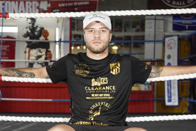 Sheffield’s Tommy Frank wants to re-establish himself on the international stage in his next fight. Picture: Scott Merrylees.