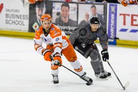 Ben O'Connor ins Sheffield Steelers colours. Picture: Dean Woolley