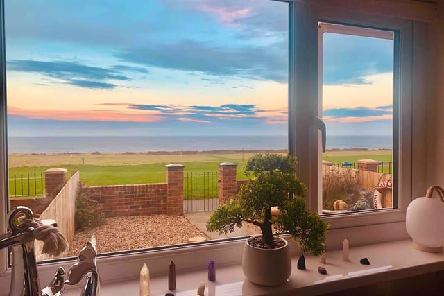 This stunning rental unit is located in South Shields and right on the doorstep of the sea! The property can be rented for a weekend in February for £72 per night.