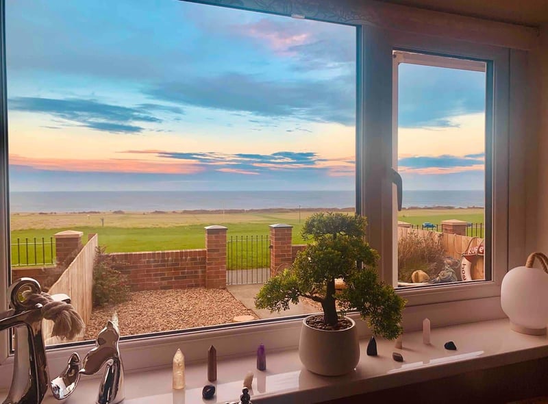 This stunning rental unit is located in South Shields and right on the doorstep of the sea! The property can be rented for a weekend in February for £72 per night.
