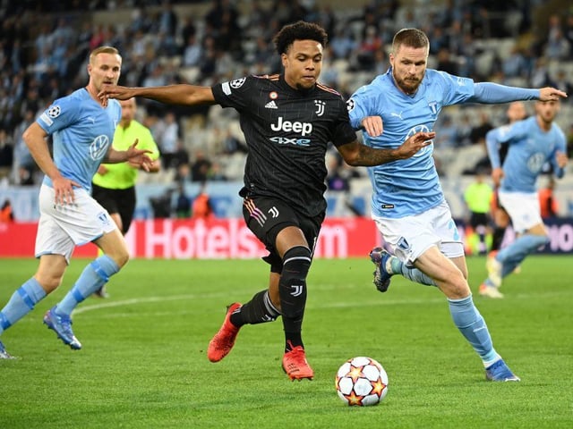 Premier League outfit West Ham are in pole position to sign £16 million USA international Weston McKennie from Serie A giants Juventus. (Calciomercato) 

 (Photo by JONATHAN NACKSTRAND/AFP via Getty Images)