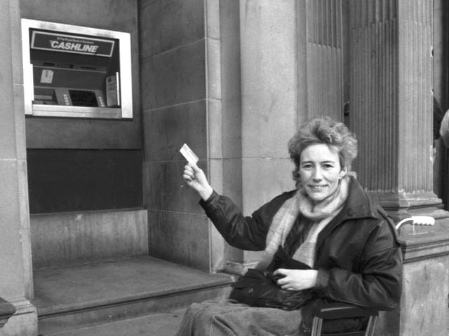 Wheelchair user Andrea Bothwell was complaining about the lack of disabled access in Edinburgh's Princes Street in January 1990.