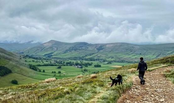 Man's best friend photo posted by sinead_b who comments: "Moody morning on Kinder Scout."