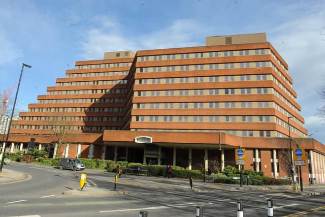 The Moorfoot building in Sheffield could be demolished.
