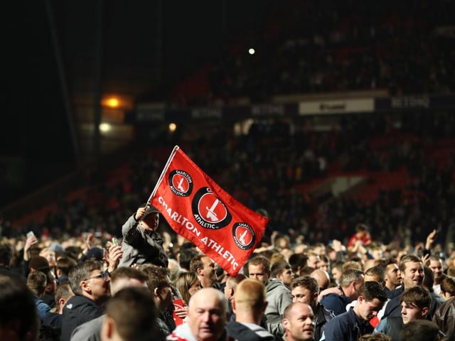 Charlton Athletic supporters enjoyed a memorable League One campaign in 2018-19 when they would defeat the Black Cats to clinch promotion in the play-off final at Wembley Stadium. But the Addicks were unable to maintain their Championship status and last season missed out on the League One promotion picture altogether with Nigel Adkins side also struggling to start this season. Despite a poor start however, the Addicks are often backed by close to 15,000 fans at the Valley on average. (Photo by Bryn Lennon/Getty Images)