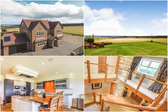 This six bedroom, detached house on Stockton Road was described as “one of the best residential properties” in Seaham when it went on the market for just under £850,000.
Offering uninterrupted sea views and five bathrooms.