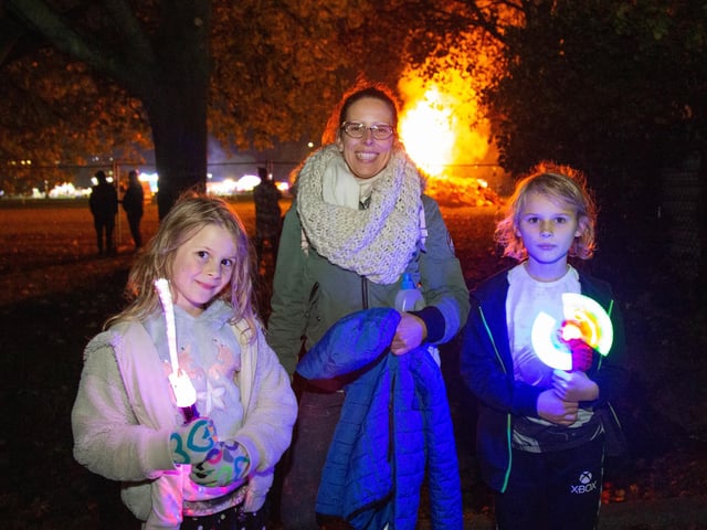 Pictured: Sadie, 6,  Jacqui Huntley and Jamie, 9
