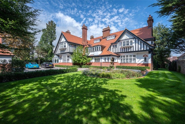 This Edwardian home is nestled in a private and shielded location on the Brighton and Hove border, and retains many original features throughout, with four reception rooms, seven bedrooms and five bathrooms. Price: £2,950,000.