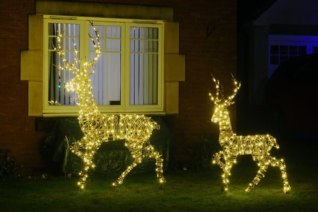 Picture:  Michael Gillen. Kinnaird and The Inches Residents Association Christmas Lights Competition.