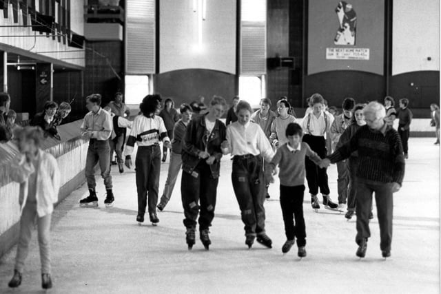 The popular Silver Blades Ice Rink in Queens Road, Sheffield in 1988