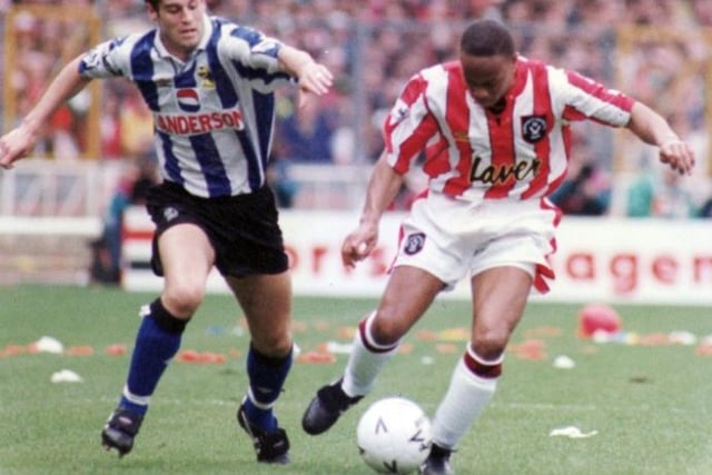 A loanee during the 1989/90 season that saw Wednesday relegated, speedster Carr had joined temporarily from Nottingham Forest, making 12 appearances. There had been talk of him signing permanently, but he signed for Newcastle, who loaned him to Sheffield United in 1992 only for him to sign on at Bramall Lane a year later. Seven goals in 26 outings was a reasonable return.