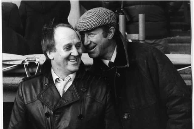 Maurice Setters (left) with Jack Charlton.
