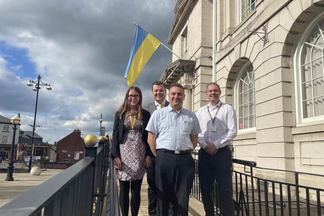 Rotherham's Liberal Democrat group proposed a motion calling on RMBC to stand in support of Ukraine.