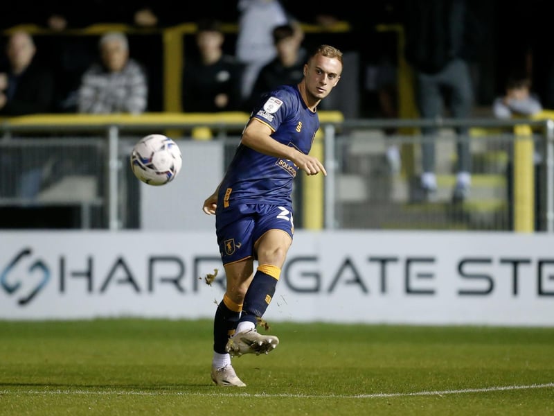 Mansfield Town Midfielder Ethan Hill.