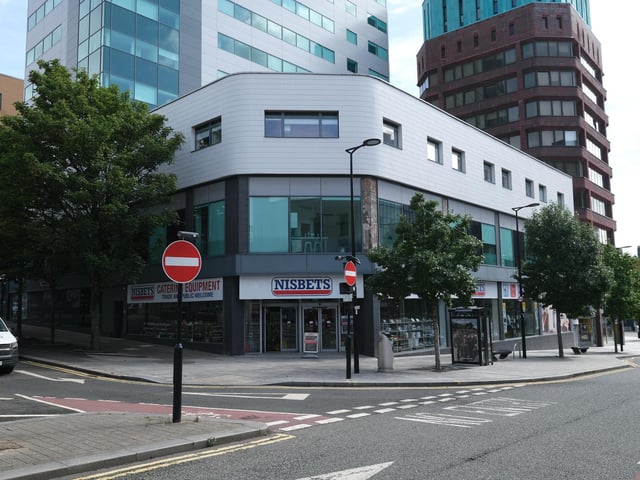 Site of the former Yorkshire Grey, which is now catering suppliers Nisbits.
