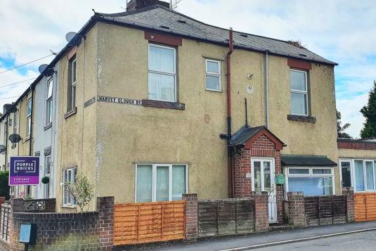Offers in the region of £165,000 are being invited for this two-bedroom end terrace house.