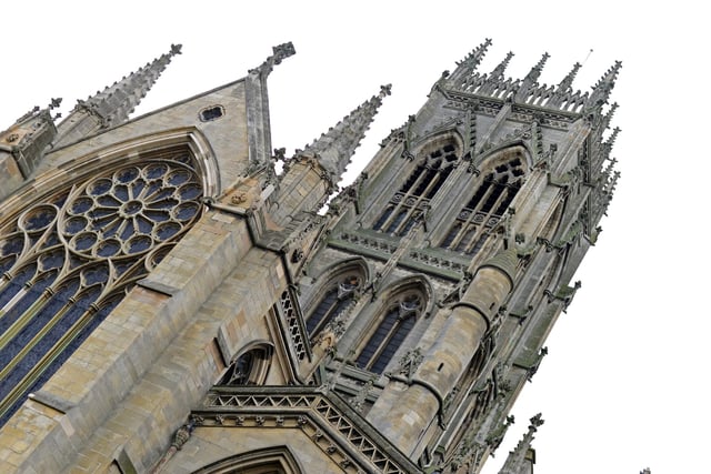 Doncaster Minster - the church has several reported sightings of ghostly figures, both inside and out.