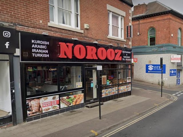 Norooz is a customer favourite with a 4.5 TripAdvisor rating, and its menu includes dishes such as Lamb Tikka skewers, Turkish kebabs and Chicken Ghozi. They currently offer both delivery and collection and can be called on 0114 255 5522.