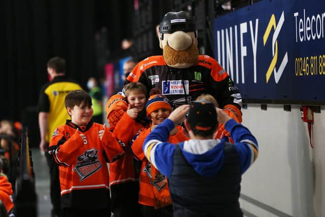 There's always a family-orientated atmosphere at the Arena for Sheffield Steelers matches