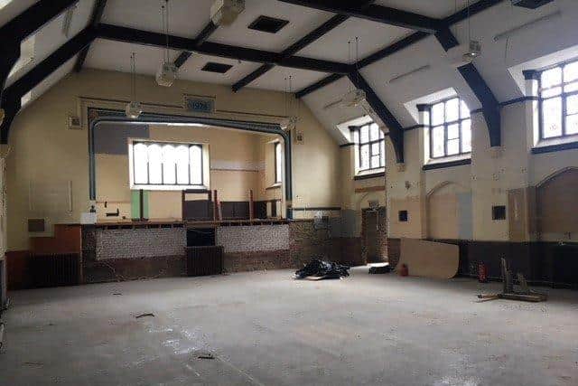 Inside the former museum on Ecclesall Road