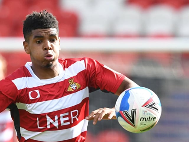 He struggled to make his mark over the first 20 minutes as Rovers did not get going but he grew into the game before grabbing his first goal for the club - and a very good goal it was too. He showed confidence on the ball with some neat touches and used his strength to bring others into the game.