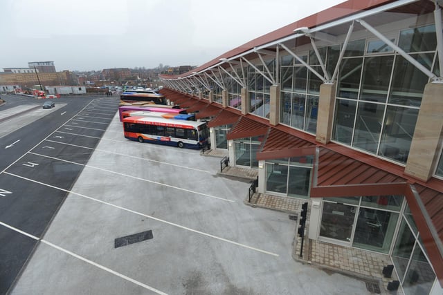The town's new bus station and transport interchange opened in 2013.