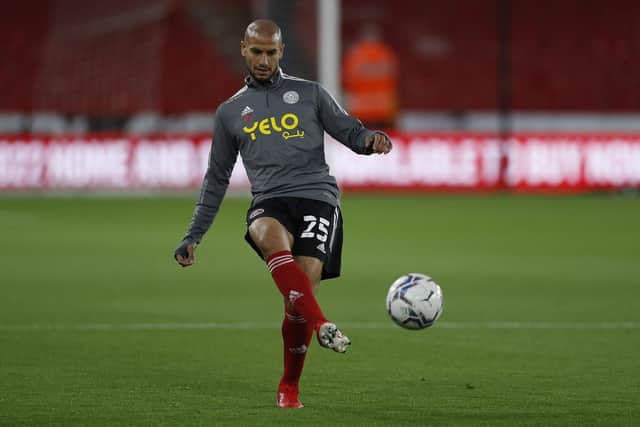 Adlene Guedioura of Sheffield United warms up: Darren Staples / Sportimage