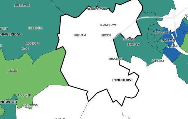 There were fewer than three cases in Lyndhurst and Minstead in the seven days to November 23.