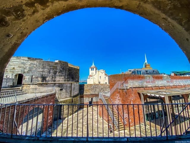 Santorini, or Old Portsmouth? This view from the Hotwalls/Round Tower surely has to be one of the city's best.