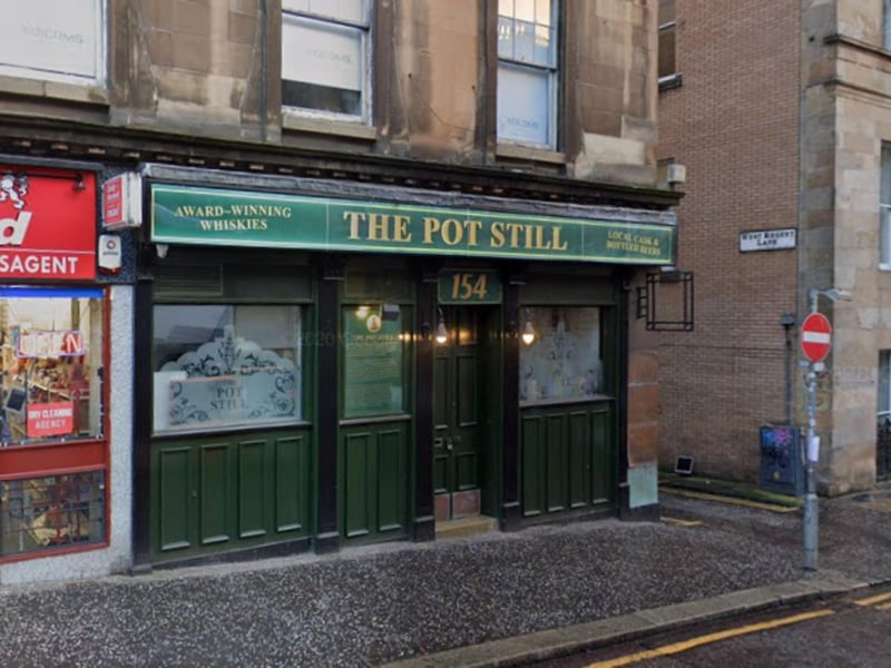 Popular with both locals and tourists, the Pot Still on Hope Street is an Aladdin's cave of whisky - with over 600 bottles behind the bar. Add a cozy atmosphere and expert barstaff and you have the perfect place for a nip.