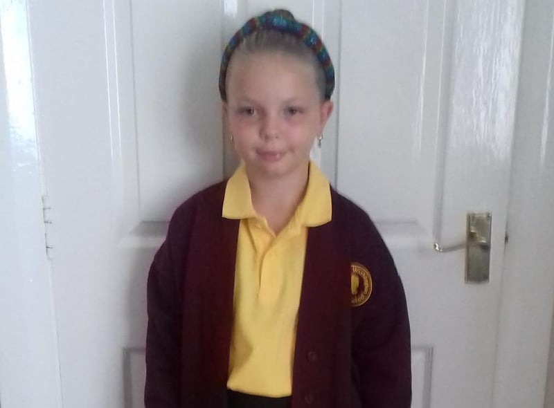 Meisha, aged 9, going into Year 5.