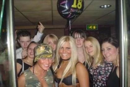 A big 18th birthday party, we're guessing, at Kingdom nightclub in Sheffield