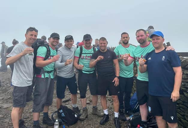 The Coult brothers and their friends on their Three Peaks Challenge