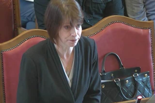 Sarah Clover, barrister representing the Leadmill at a licensing hearing by Sheffield City Council's licensing sub-committee. Picture: Sheffield Council webcast