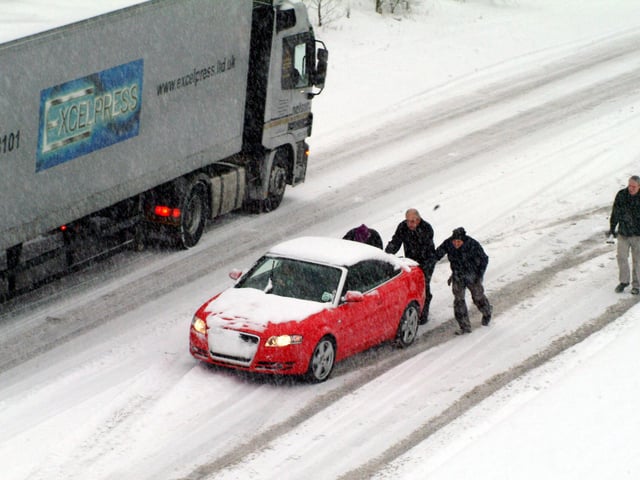 Ashfield MARR Route looking from bridge on A611 towards Sutton, cars were stuck on the hill a decade ago