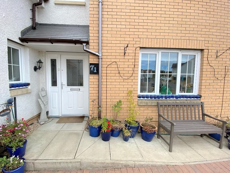 Front door.