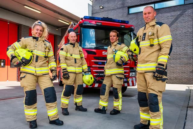 South Yorkshire Fire and Rescue's new kit (pic: Paul David Drabble)