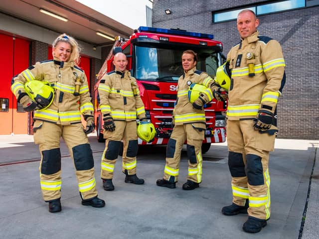 South Yorkshire Fire and Rescue's new kit (pic: Paul David Drabble)
