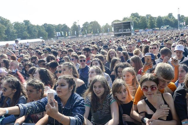 Fans soaking up the sun at a previous festival.