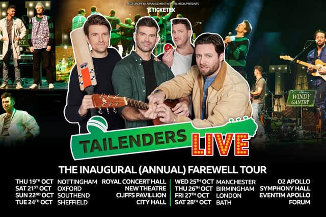 Tailenders Live: The Inaugural (Annual) Farewell Tour is coming to Sheffield this autumn. (Image: TEG Europe)