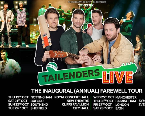 Tailenders Live: The Inaugural (Annual) Farewell Tour is coming to Sheffield this autumn. (Image: TEG Europe)